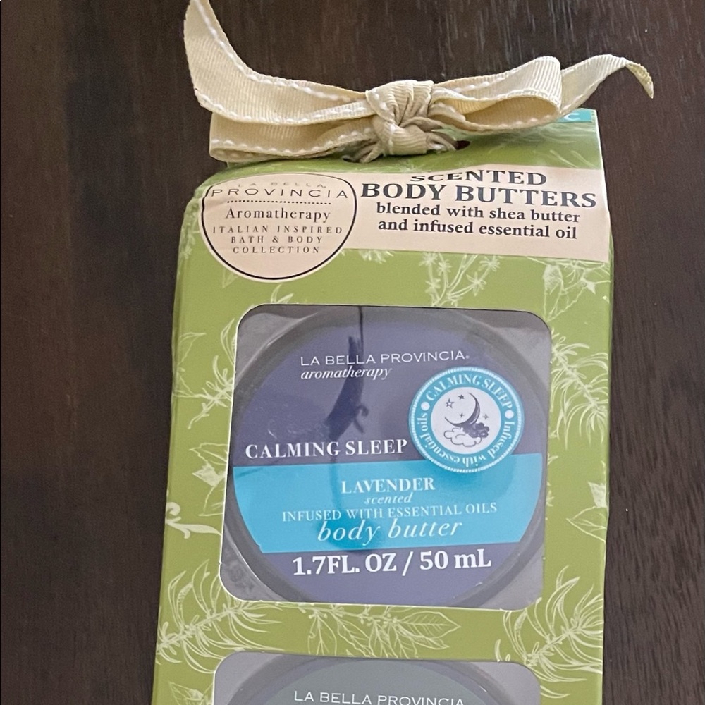 pack of 3 scented body butters (aromatherapy)